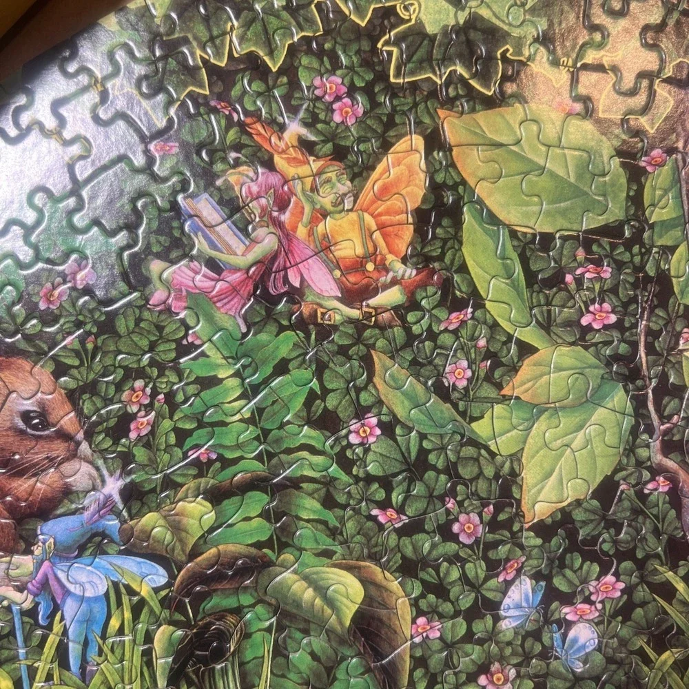 Vintage‎ Eaton Round Jigsaw Puzzle 500 Pcs Fantasia 1980 Complete